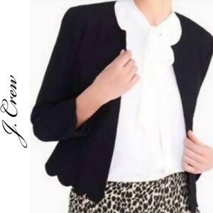 J. Crew Scalloped Hem Blazer